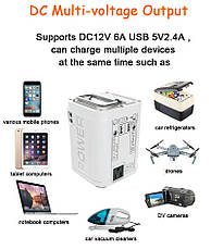 Портативна електростанція, зовнішній акумулятор, jump starter P01, фото 6