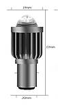 H6, BА20D, DC12-80V Лампа для скутера, мотоцикла світлодіодна двоконтактна LED, фото 7