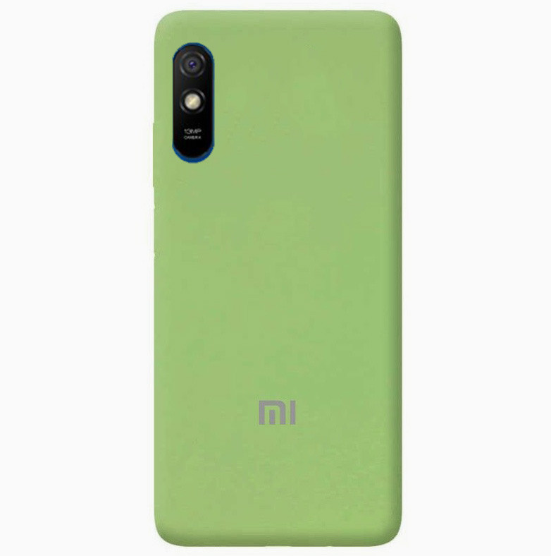 Чохол Silicone case Premium для Xiaomi Redmi 9A Mint (19) м'ятний
