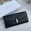 Стильний жіночий гаманець на кнопці B v l g a r i, фото 6