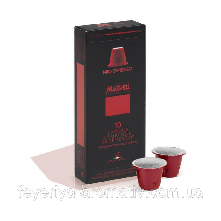 Кава в капсулах Musetti Mio Espresso Nespresso 10 капсул (Італія)