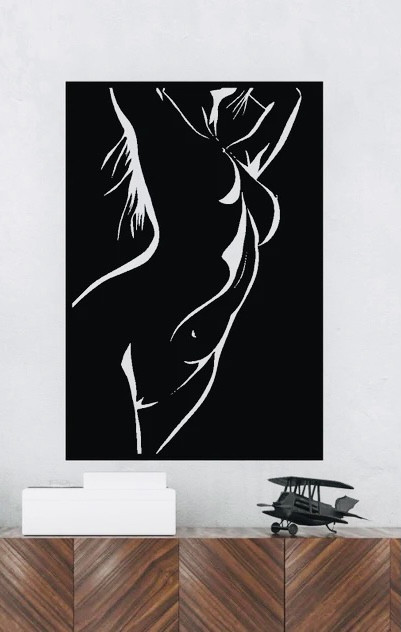 Декоративне панно Жіноче Тіло 18+