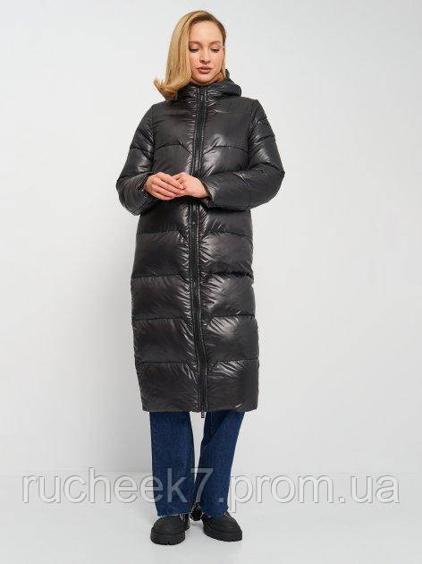 Зимове пальто пуховик Іса пудра розміри 44, 46. Пуховики жіночі Nui Very Україна