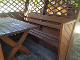 Дерев'яна альтанка, розбірна (на 8 людей) "Блеск", фото 7