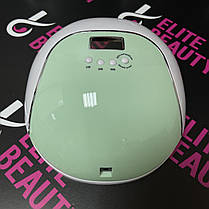 Лампа для манікюру BQ-V5, 120 Вт голуба, фото 4