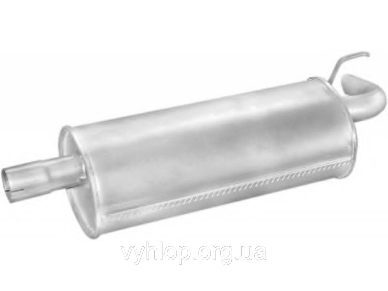 Глушник Нива-Шевроле (11.33) Польща Polmostrow алюминизированный