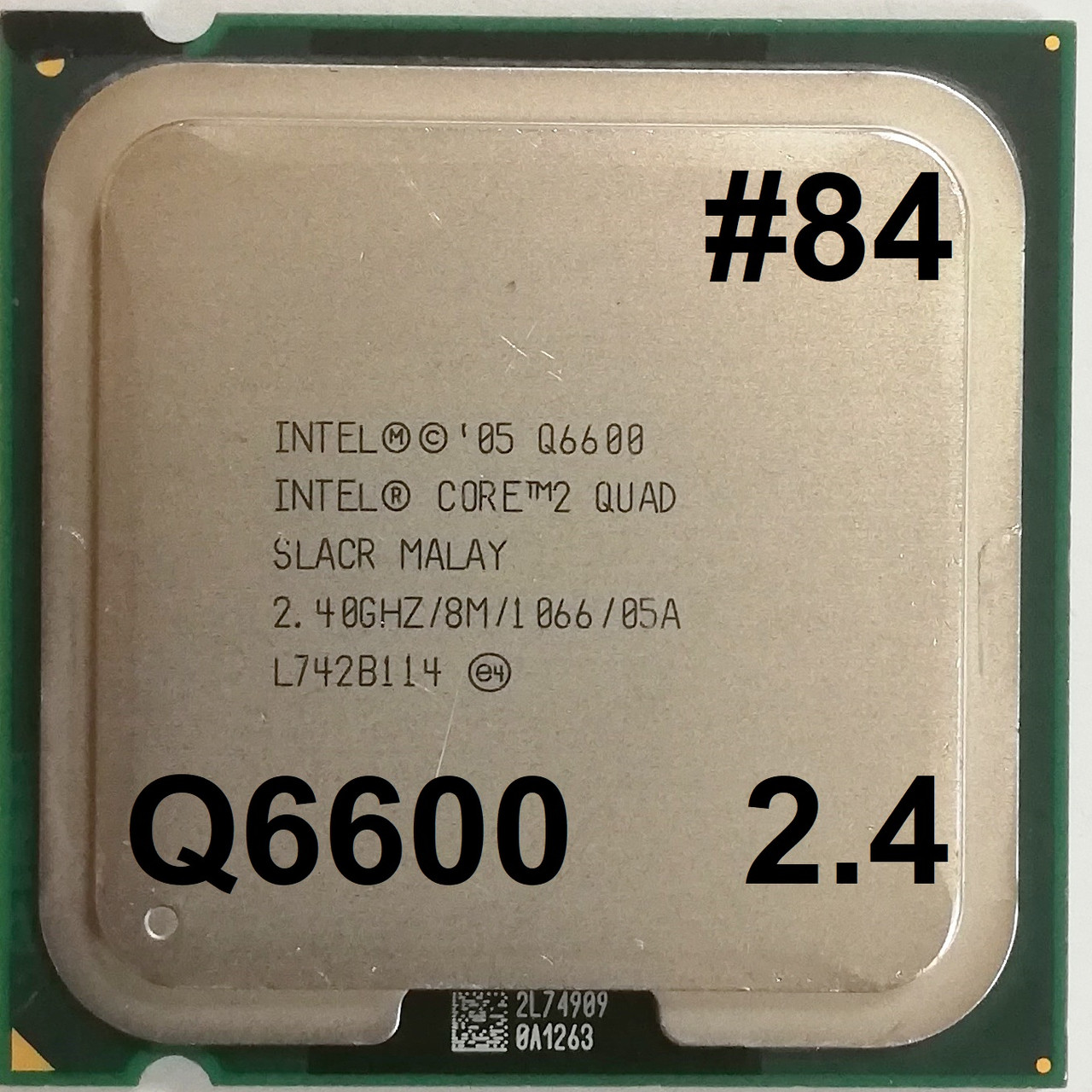Процесор ЛОТ #84 Intel Core 2 Quad Q6600 SLACR 2.4 GHz 8M Cache 1066 MHz FSB Socket 775 Б/У, фото 1