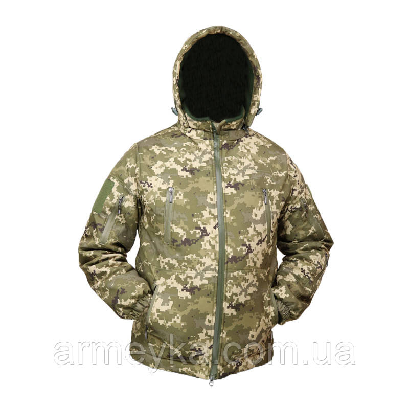 Куртка зимова, вітро/вологостійка softshell мм-14 софшел UA 48, 48