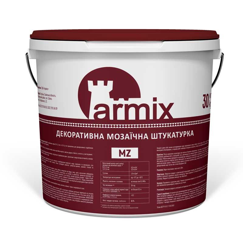 Декоративна мозаїчна штукатурка Armix MZ 15 кг 0,8-1,2 мм