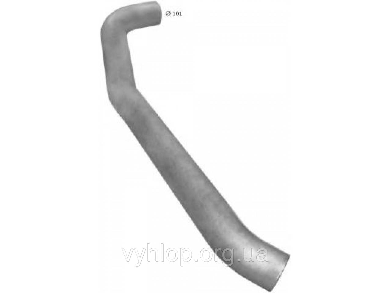 Труба вихоплосна Mercedes 1831L din 52723 (69.28) Polmostrow