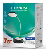 Лампа LED настольная черная 7W 3000-6500K USB TITANUM TLTF-022B