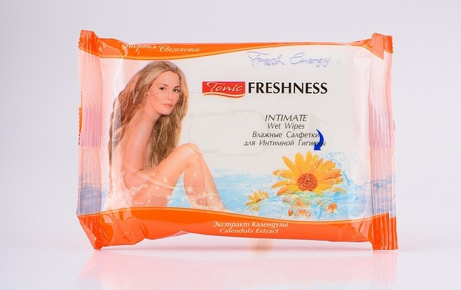 Freshness вологі серветки для інтимної гігієни - 15 шт. (3 800 023 411 725)