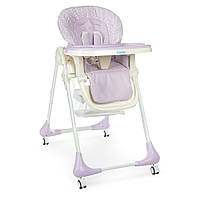 Детский классический стульчик для кормления Bambi M 3233L Lilac Сиреневый для девочек**