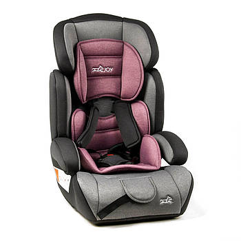 Дитяче автокрісло (група 1-2-3, 9-36кг) JOY 36800 - VL Сірий з фіолетовим
