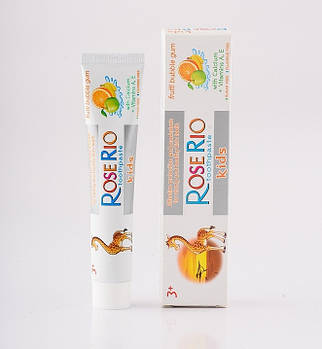 Дитяча зубна паста Rose Rio Kids Frutti Bubble Gum 50 мл (3800023406448)