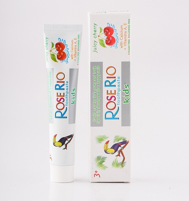 Дитяча зубна паста Rose Rio Kids Juicy Cherry 50 мл (3800023406462)