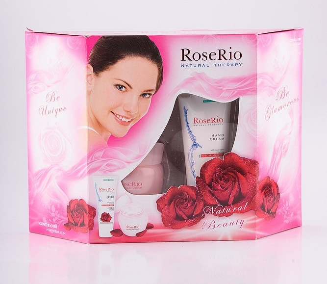 Rose Rio набор (крем для обличчя+ крем для рук+тканинна маска для обличчя) (38 00023401153)