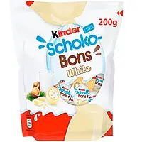 Конфеты Kinder Schoko Bons White 200 г