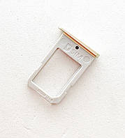 Лоток для сім карти Samsung G925F Galaxy S6 EDGE, золотистий