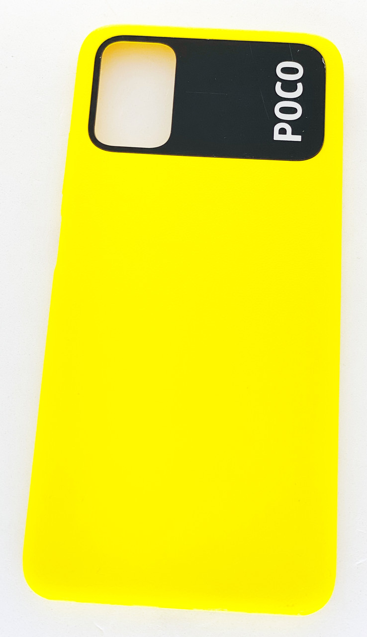 Задня кришка для Xiaomi Poco M3, жовта, Poco Yellow, оригінал (Китай), фото 1