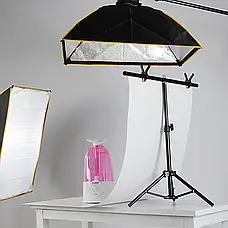 Стійка тримач для фону Prolight 0.68×0.75 см кріплення з прищіпками, фото 2