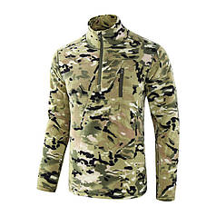 Тактична кофта Lesko A973 Camouflage CP 2XL (38р.) флісова чоловіча