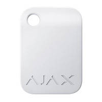 Брелок для охранной системы Ajax Tag White 10