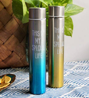 Термос питний Моє життя нержавіюча сталь 300 мл для кави або чаю тримає тепло 6-8 годин, фото 2