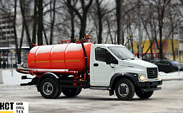 Вакуумна машина 3.8 м3 на шасі ГАЗ-NEXT (C41R33-000010), фото 3