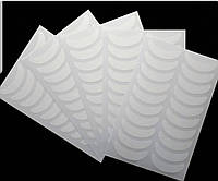 Виниловые наклейки на белой основе для изоляции нижних ресниц