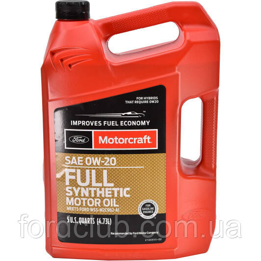 Ford Motorcraft Full Synthetic 0W-20 4,73 л