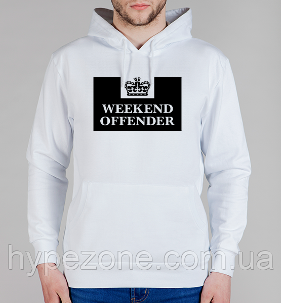 Худі Weekend Offender HOODIE Кенгуру чоловіче трикотажне з логотипом Вікенд Оффендер Кофта з капюшоном
