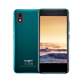 Компактний смартфон Cubot J10 Green 4″ з Android, Wi-Fi, GPS — стиль та потужність у маленькому корпусі