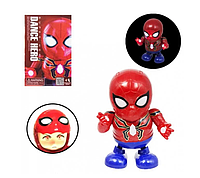 Робот человек паук танцующий интерактивная игрушка Dance Hero светящаяся игрушка Spyder man супер ге