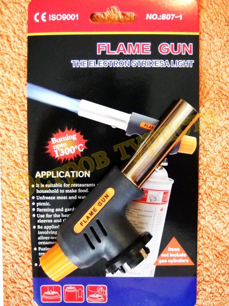 Газовая горелка с пьезоподжигом Flame Gun 807-1