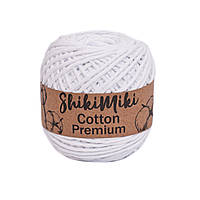 Еко шнур Shikimiki Cotton Premium 2 мм, колір Білий