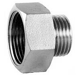 Перехідник 3/4н-1"в нікельований