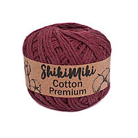 Еко шнур Shikimiki Cotton Premium 2 мм, колір Марсала