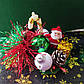 Прикраса на подарунок новорічний замість бантика подарункового із новорічних іграшок ручна робота 1 шт, фото 5