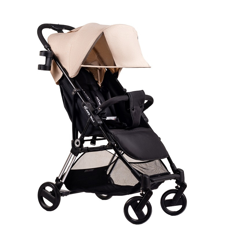 Детская прогулочная коляска Nino s Mini 2 Light Beige - фото 3 - id-p1372668395