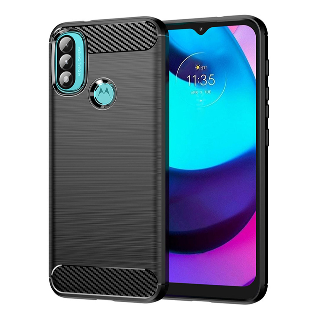 Протиударний чохол для Motorola Moto E20 (XT2155) | Rugged Carbon | чорний