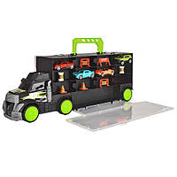 Игровой детский набор Dickie Toys «Трейлер перевозчик авто» 4 машинки (3747007) А7921-2