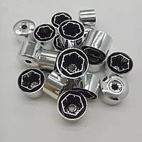 Ковпачки хромування на колісні болти 17мм Volkswagen POLO Tiguan Passat B5 B6 B7 Golf 4 5 6 7 Jetta Touran