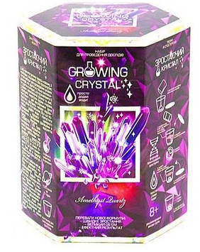 Набір для дослідів "Growing crystal" №GRK-01-01U,02U,03U/Danko Toys/(8)