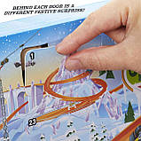 Набір Hot Wheels Адвент Календар 8 Машинок 16 Різдвяних аксесуарів (GTD78), фото 6