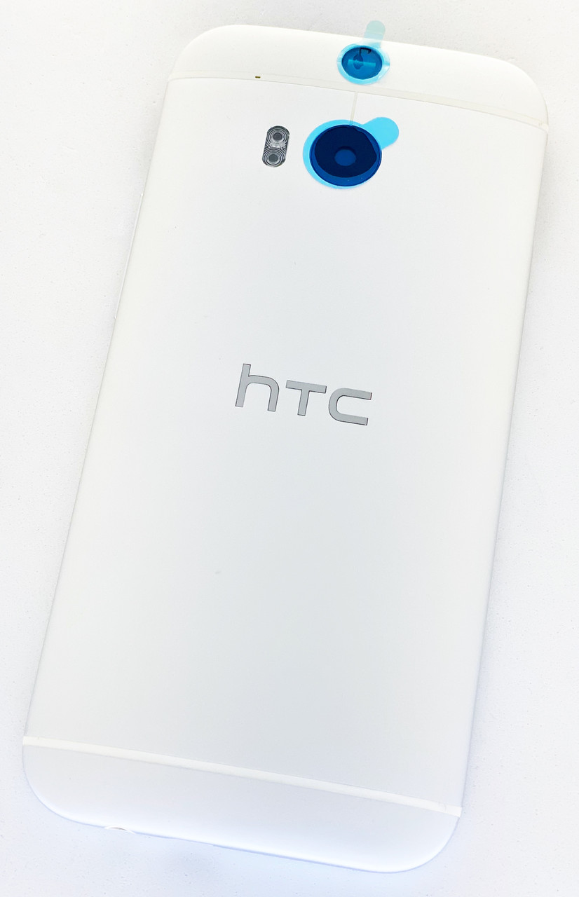 Задня кришка для HTC One M8, срібляста, оригінал
