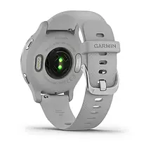 Смарт-годинник Garmin Venu 2S Silver Stainless Steel Bezel with Mist Gray Case and Silicone Band, фото 6