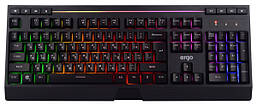 Ігрова клавіатура з підсвіткою ERGO KB-612 Black