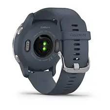 Смарт-годинник Garmin Venu 2 Silver Stainless Steel Bezel with Granite Blue Case and Silicone Band, фото 4