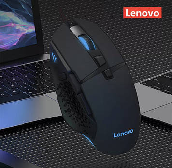 Мишка дротова Lenovo M106 Чорна